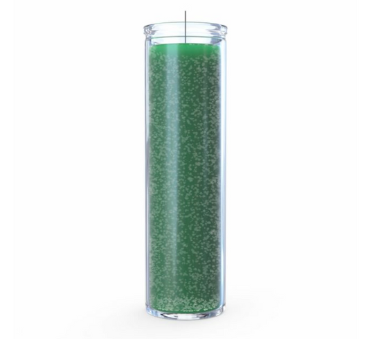 Long Burning 7 Day Green Candle